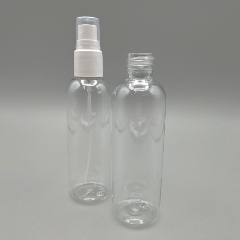 Flacone Round Trasparente con Spray 100 ml