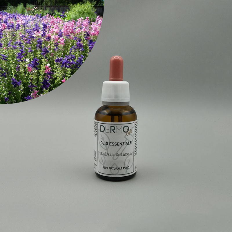 Olio Essenziale Salvia Sclarea Naturale Puro