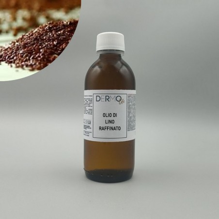 Olio di Lino Raffinato (Uso Cosmetico) Volume 100 ml