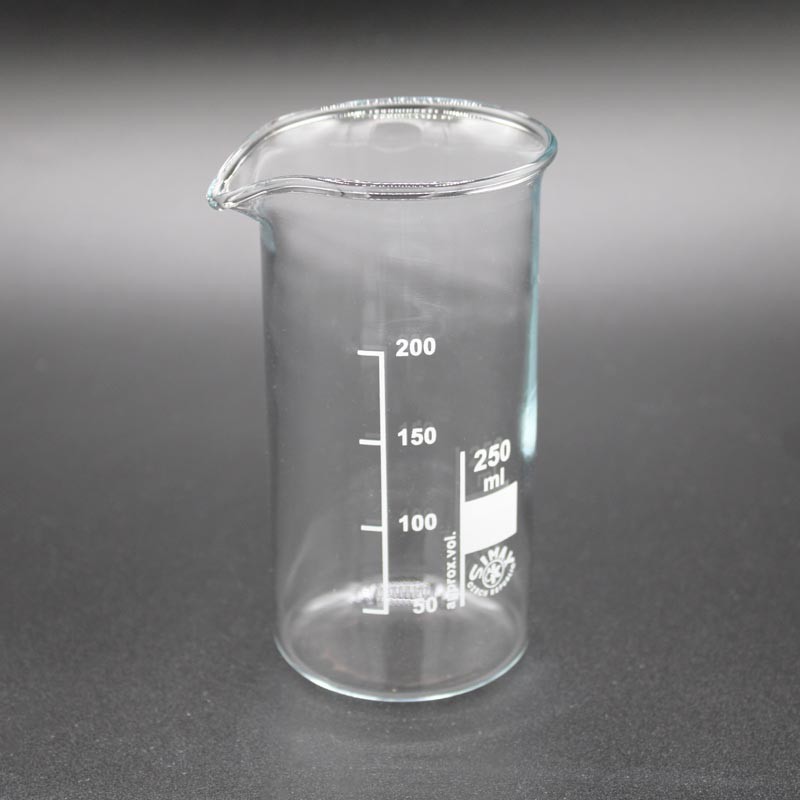 Becher Vetro Temperato Graduato Forma ALTA